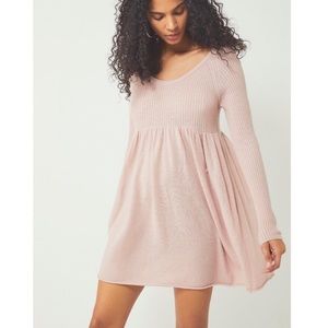 Free People The Luxe Sweater cashmere/wool Babydoll Dress